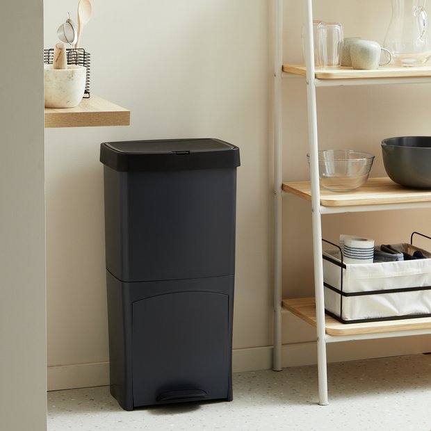 Argos Home twin compartment recycling bin 70L - British product