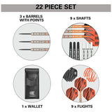 Target Raymond van Barneveld 23g tungsten darts set, imported from the UK