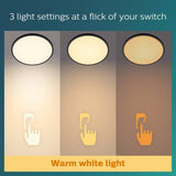 Philips Super Slim LED ceiling light black 25cm - British product