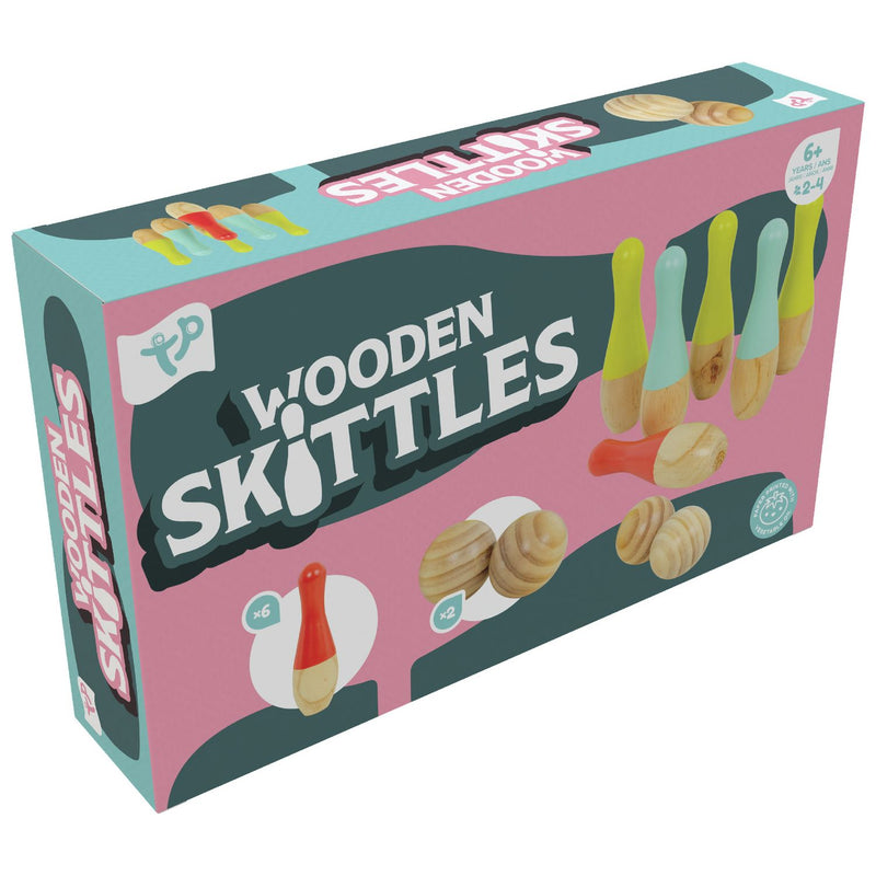 TP wooden garden skittles set, imported from the UK