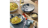 Habitat Floral Fine China 4 Piece Pasta Bowl - Navy GOODS Argos