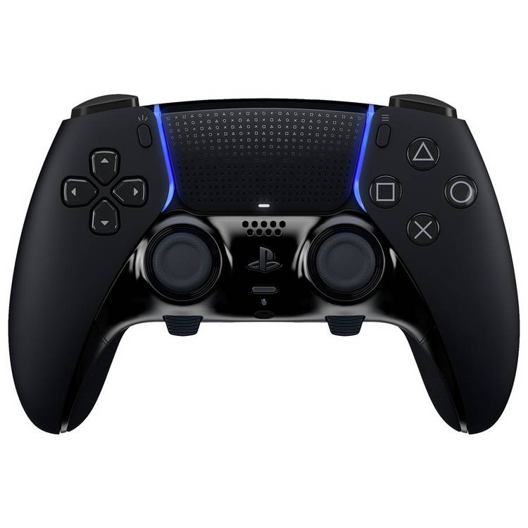 Sony DualSense Edge Midnight Black controller, imported from the UK