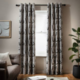 Habitat abstract jacquard curtains natural 117x137cm - British product