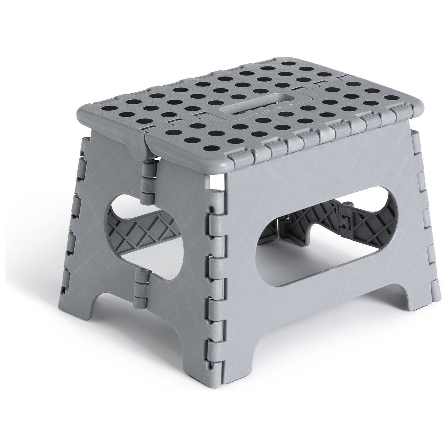 Argos Home step stool grey foldable design, imported from the UK