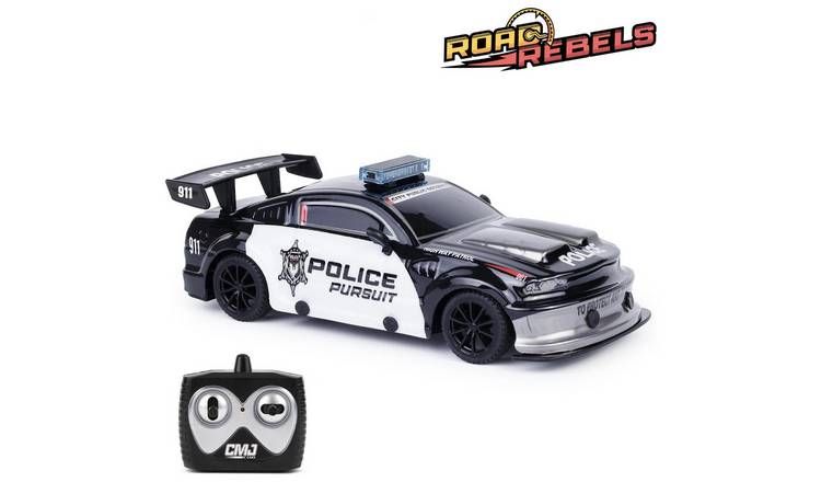 CMJ RC Cars 1:24 Scale Road Rebels Police GOODS Argos