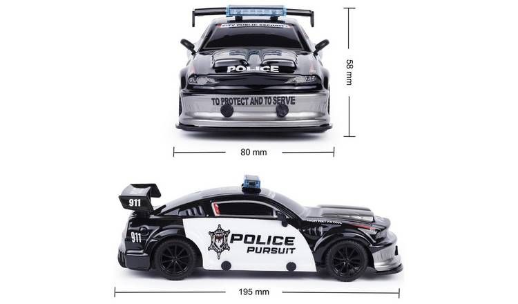 CMJ RC Cars 1:24 Scale Road Rebels Police GOODS Argos