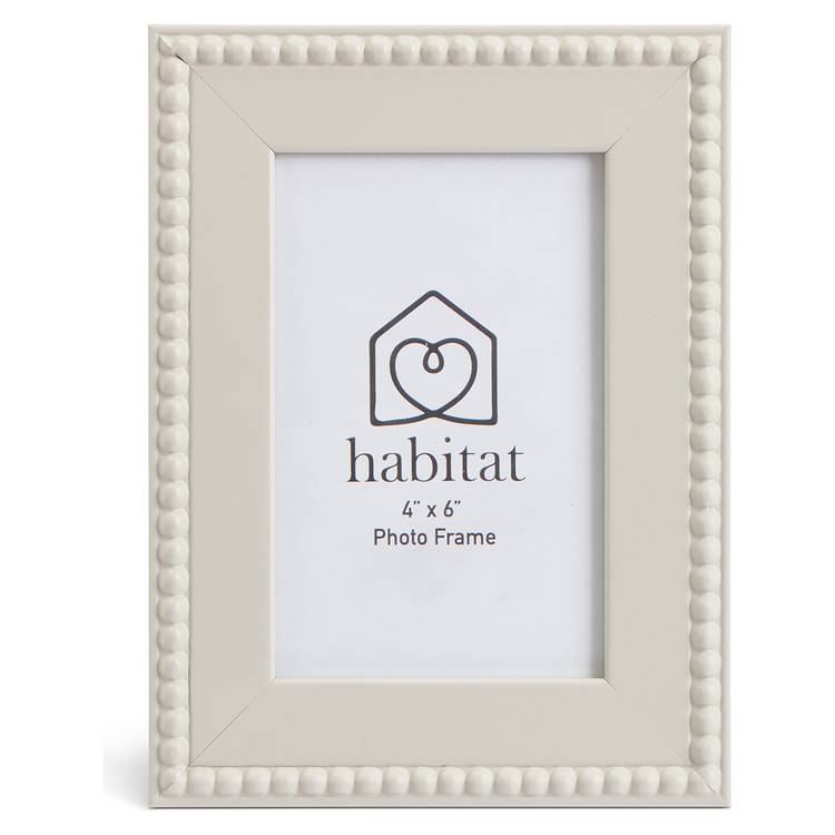 Habitat beaded wooden picture frame 4x6 inch (British brand)