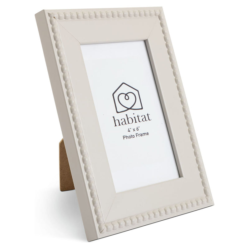 Habitat beaded wooden picture frame 4x6 inch (British brand)
