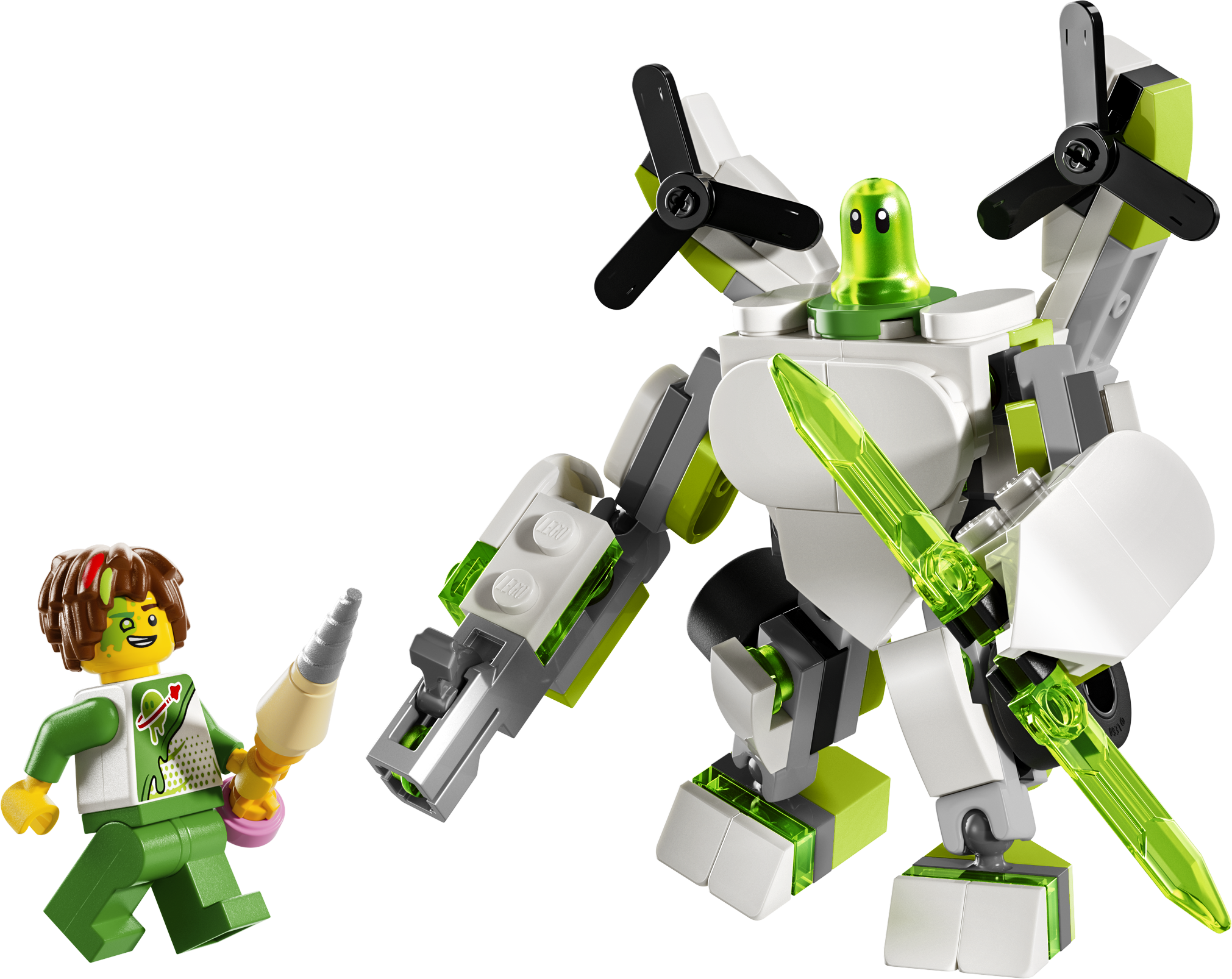 LEGO Z-Blob Roboter und Fahrzeug Abenteuer Bauset (Britische Marke)