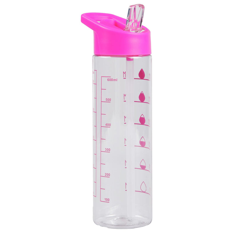 Home pink tracker sipper water bottle 700ml - British product