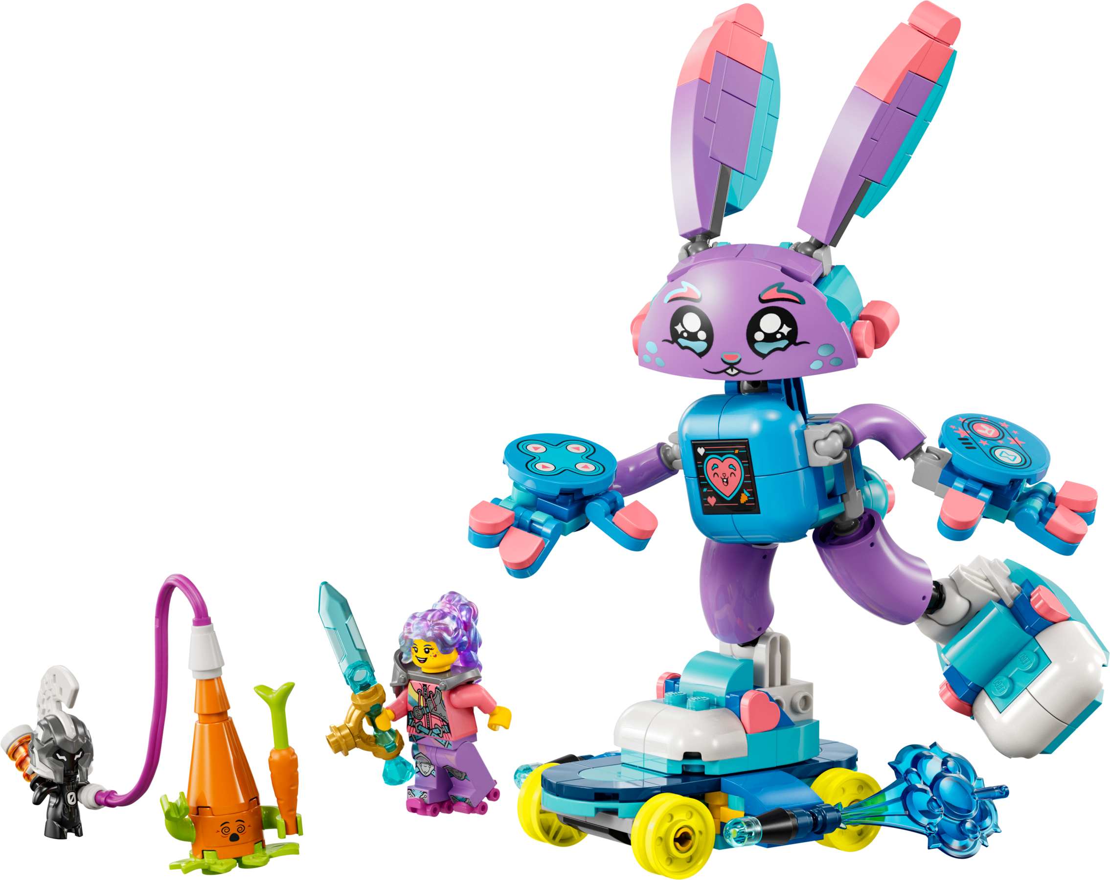 LEGO Izzie and Bunchurro the Gaming Bunny Building Set 252 Pieces, UK version