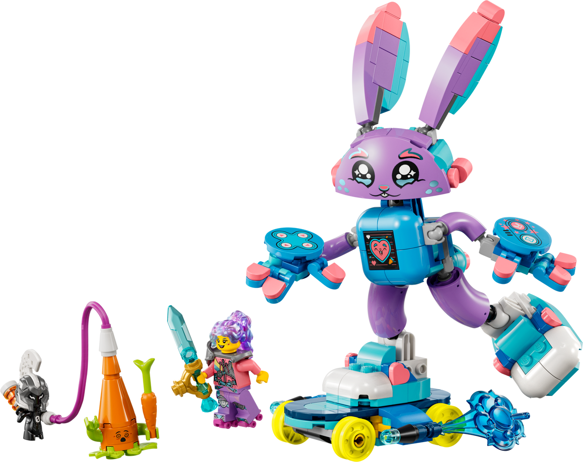 LEGO Izzie and Bunchurro the Gaming Bunny Building Set 252 Pieces, UK version