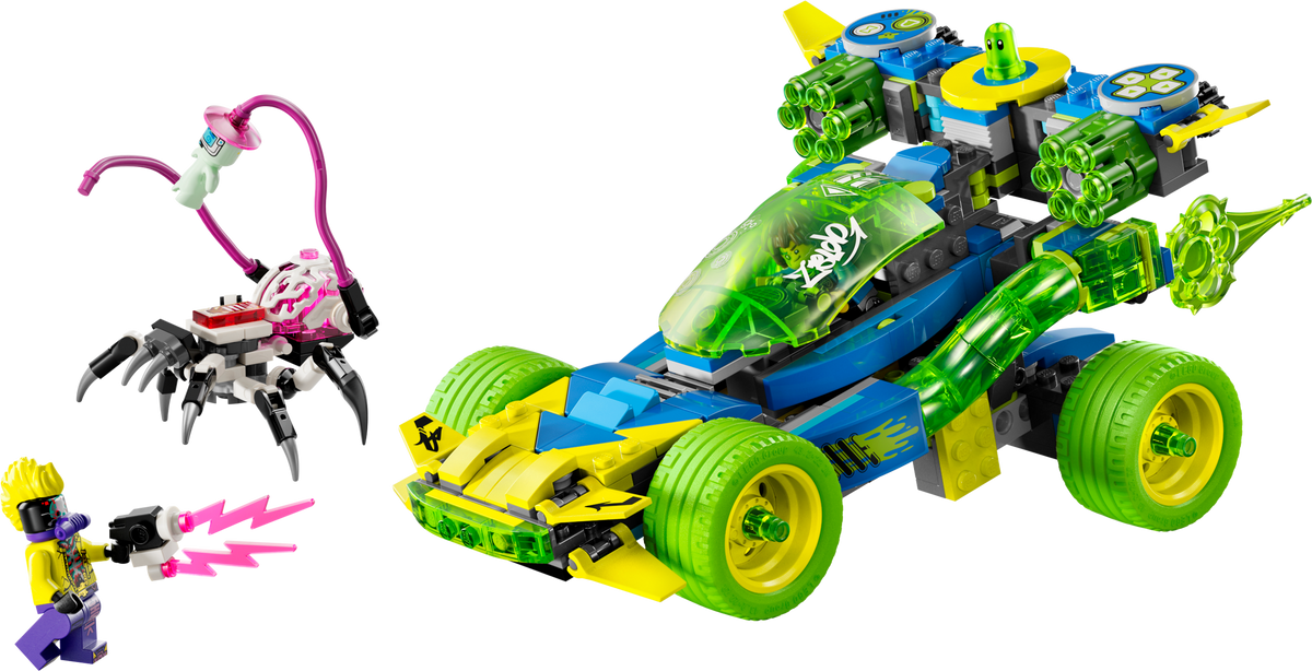 LEGO Mateo und das Z-Blob Action Rennwagen-Bauset 485 Teile, importiert aus dem Vereinigten Königreich