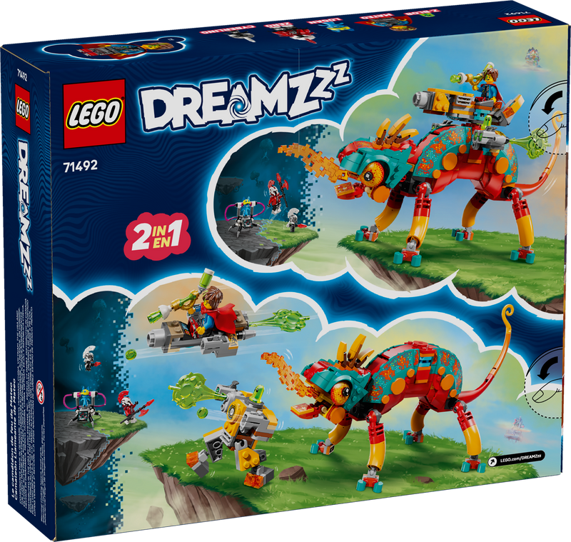 LEGO Mateo's Fire Chameleon Building Set 443 Pieces, imported from the UK