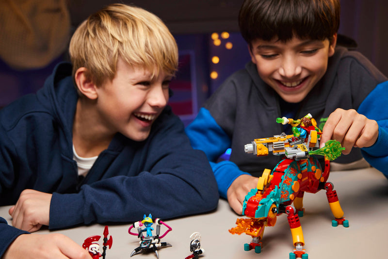 LEGO Mateo's Fire Chameleon Building Set 443 Pieces, imported from the UK