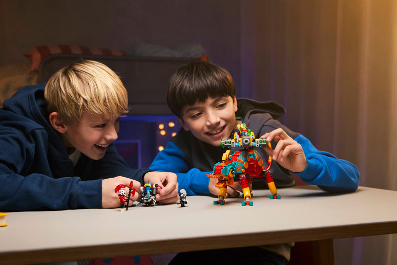 LEGO Mateo's Fire Chameleon Building Set 443 Pieces, imported from the UK