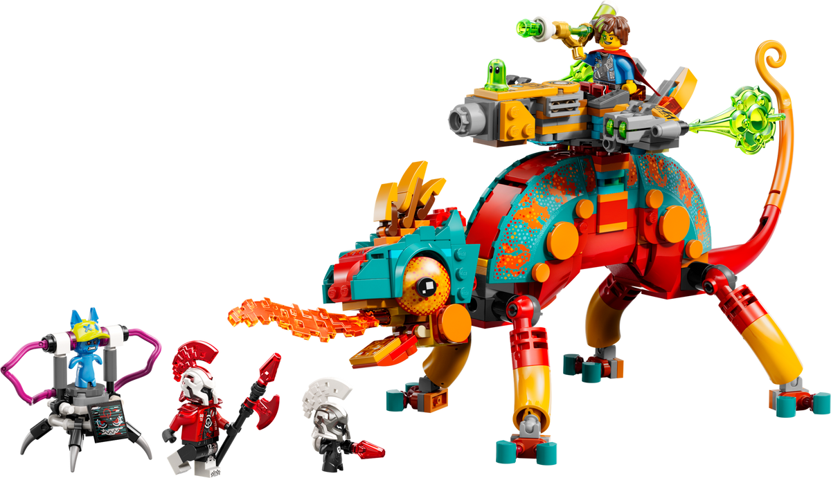LEGO Mateo's Fire Chameleon Building Set 443 Pieces, imported from the UK
