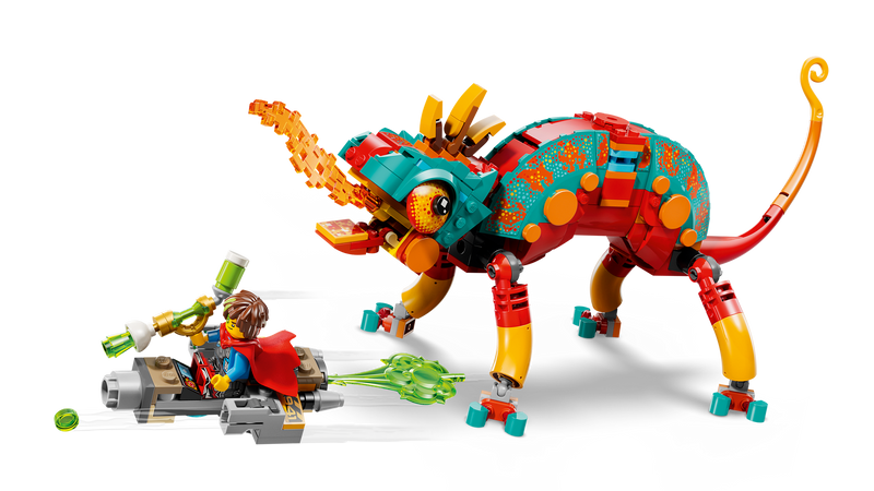 LEGO Mateo's Fire Chameleon Building Set 443 Pieces, imported from the UK