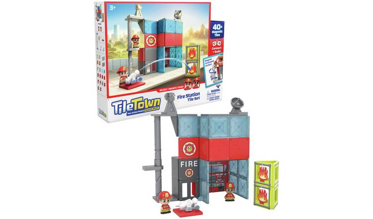 Tile Town Fire House Set