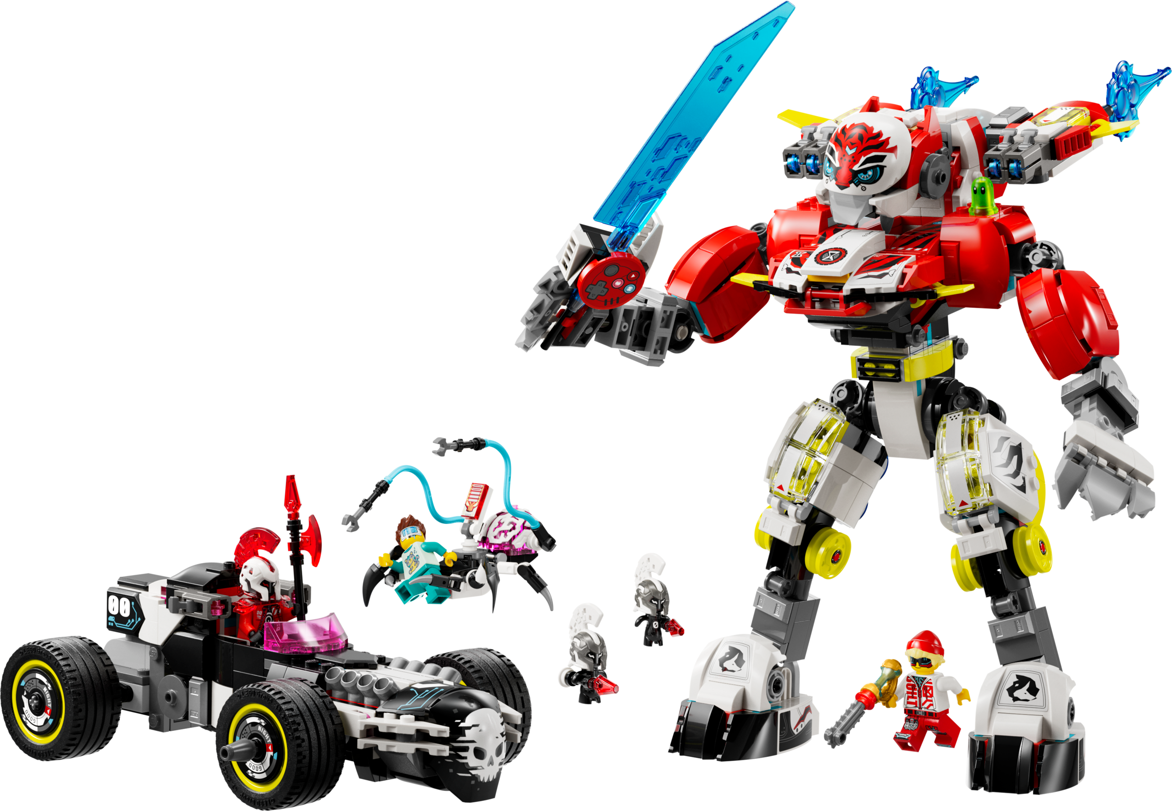 LEGO DREAMZzz Cooper Tiger Mech Zero Hot Rod Auto Bauset (Britische Marke)