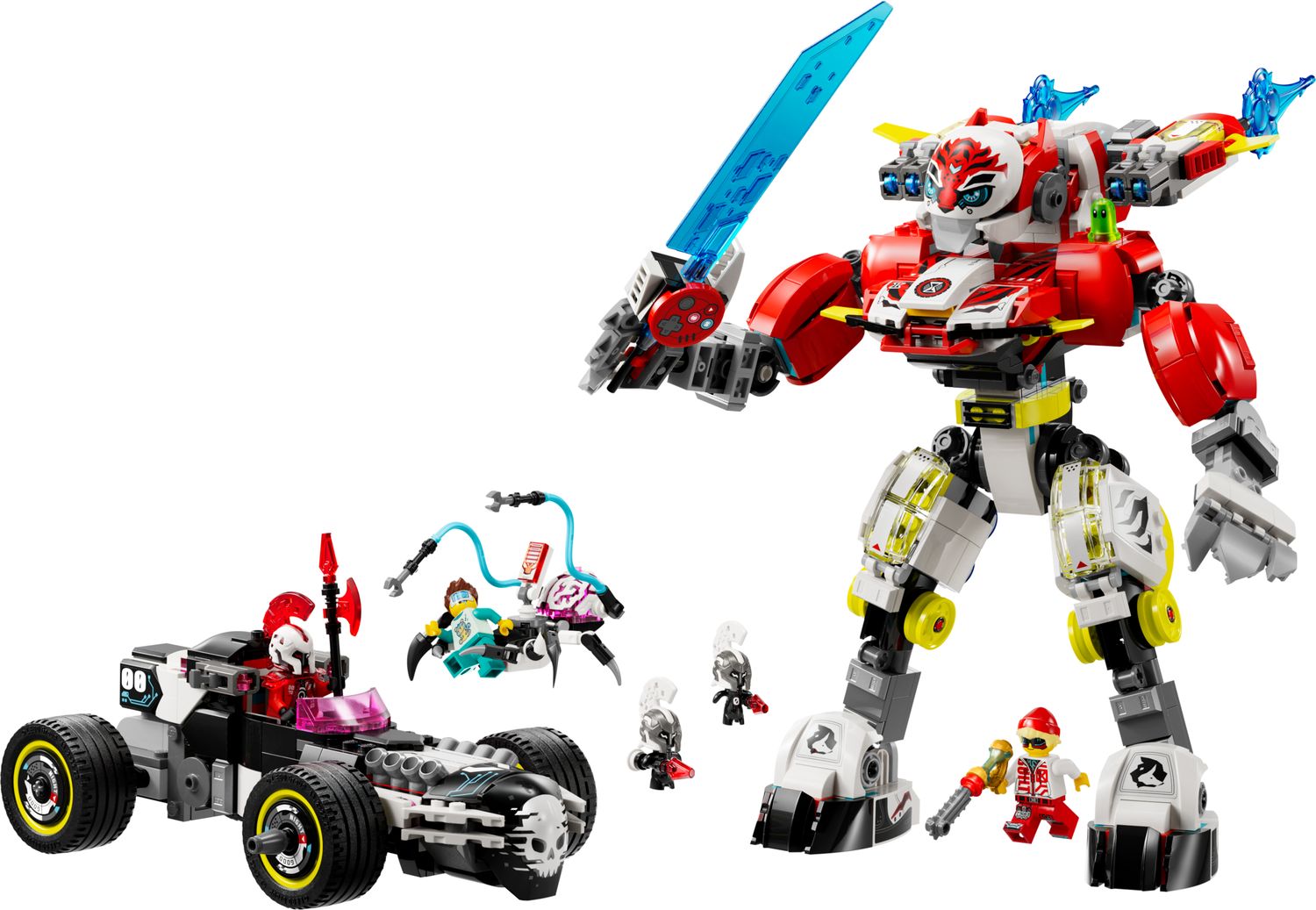 LEGO DREAMZzz Cooper Tiger Mech Zero Hot Rod Car building set (British brand)