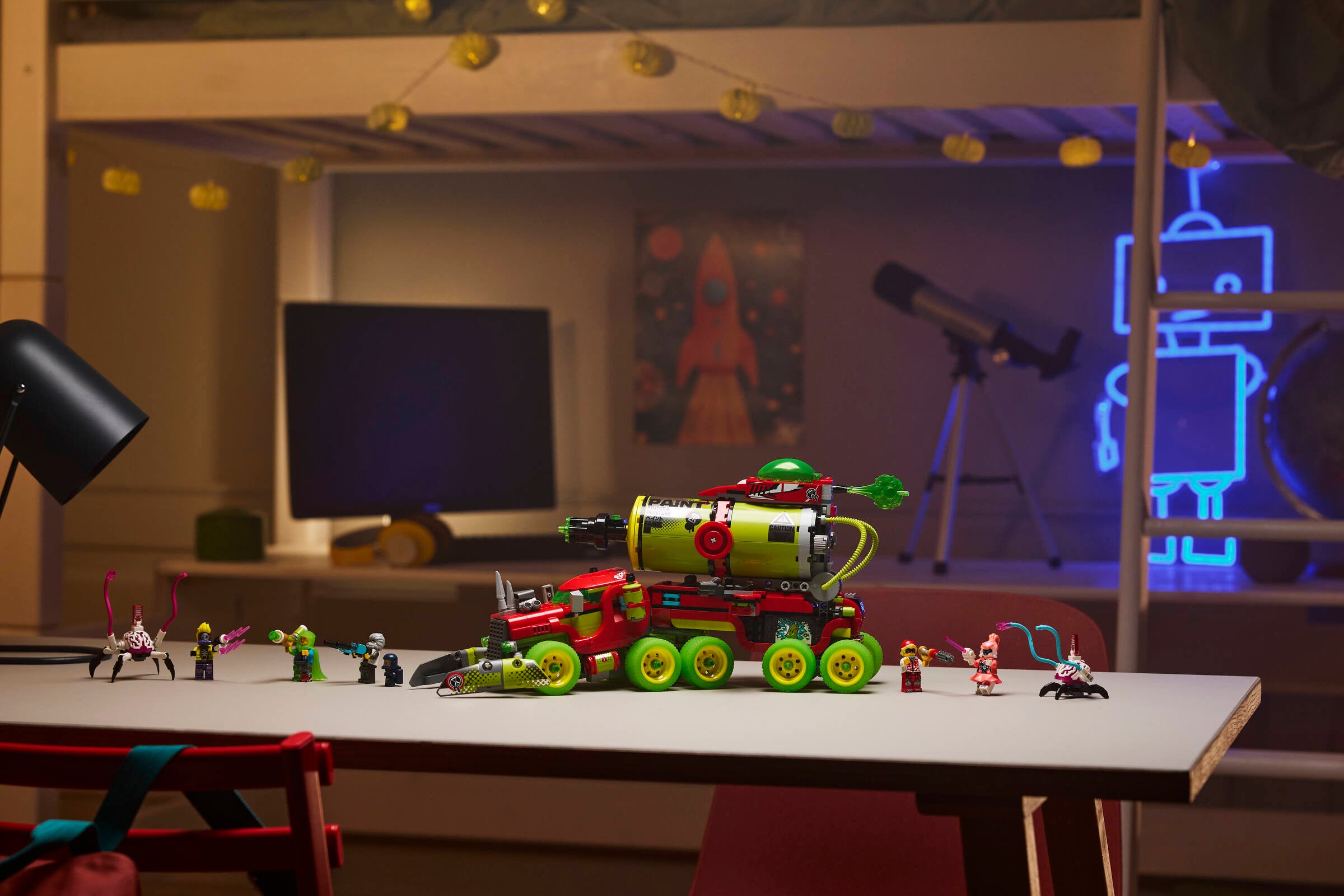 LEGO Dreamzzz Spray Paint Truck 929 Pieces, imported from the UK