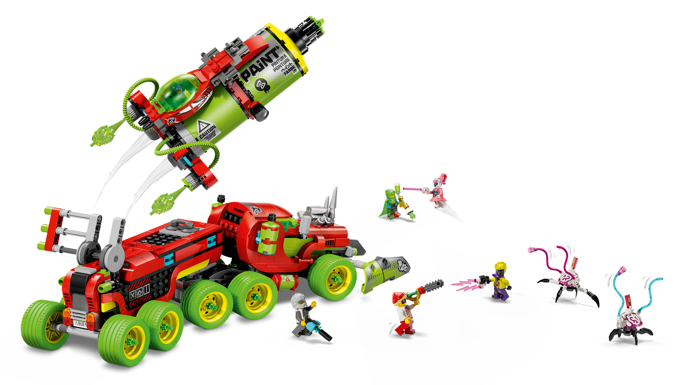 LEGO Dreamzzz Spray Paint Truck 929 Pieces, imported from the UK