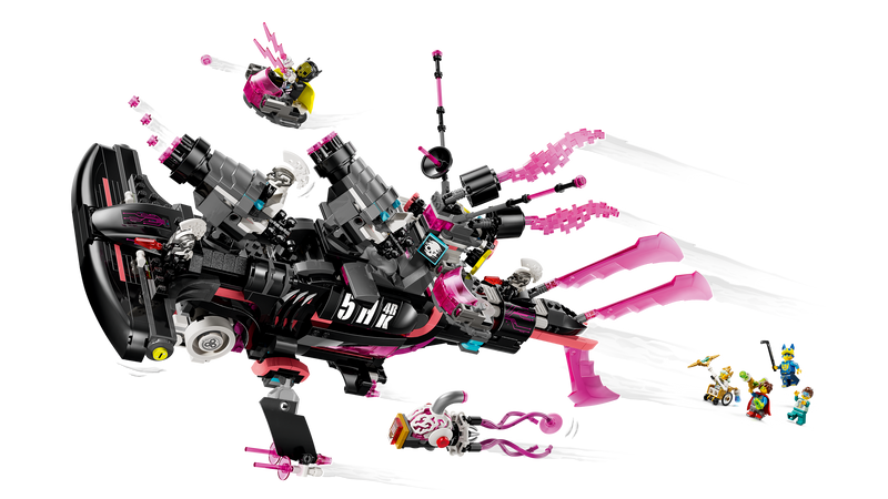 LEGO Nightmare Shark Submarine Building Set 1413 Pieces, imported from the UK