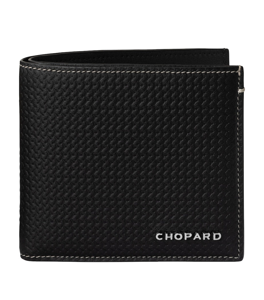 Chopard Racing bifold calfskin leather wallet - British product
