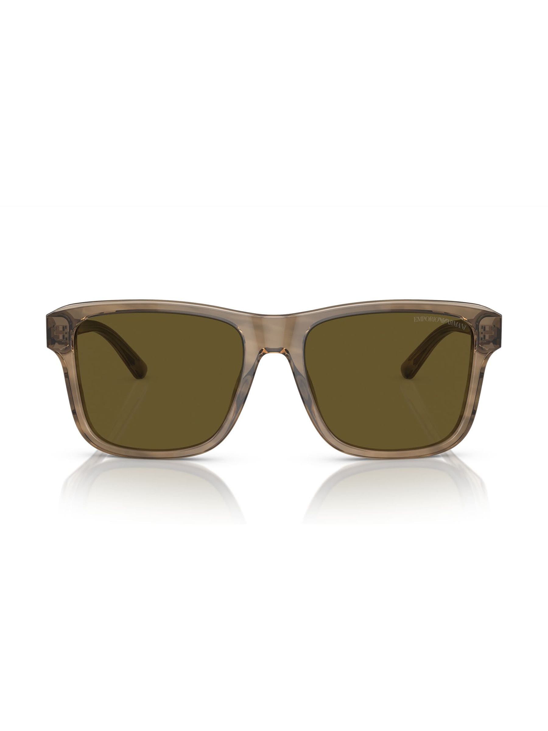 Emporio Armani EA4208 sunglasses brown lenses acetate frame (British brand)
