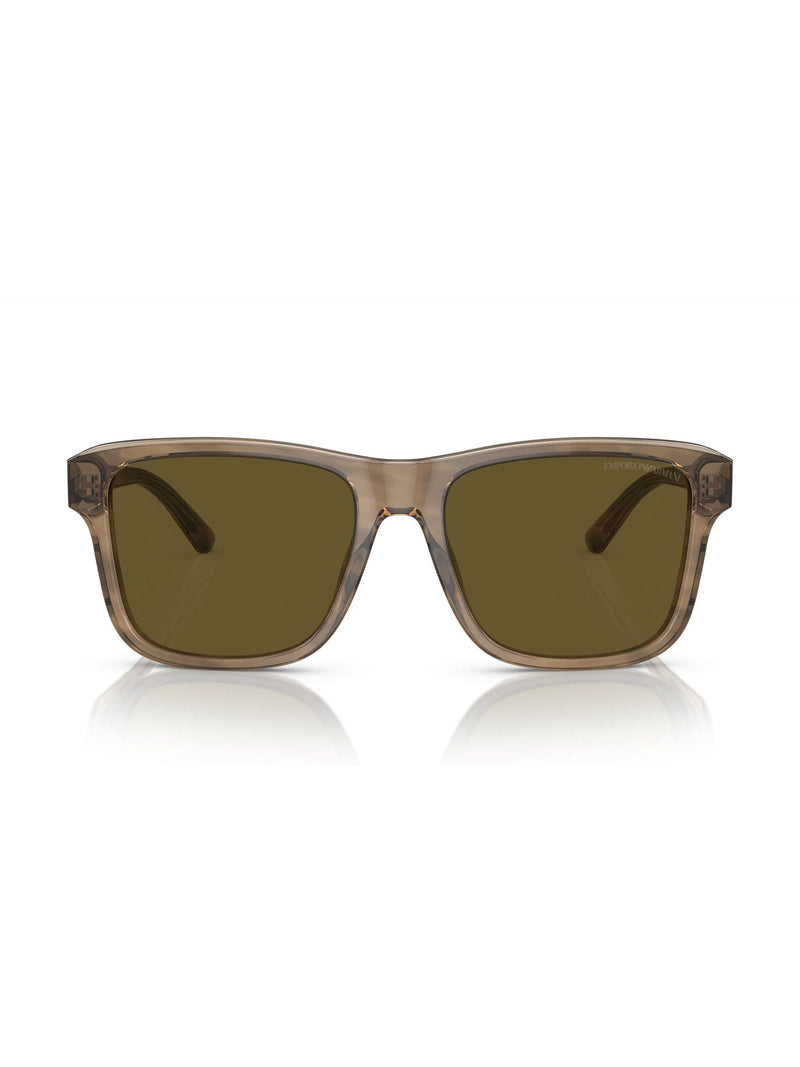 Emporio Armani EA4208 sunglasses brown lenses acetate frame (British brand)