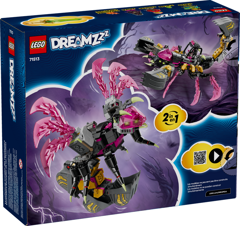 LEGO building set Nightmare Scorpion Digger 505 pieces, UK version
