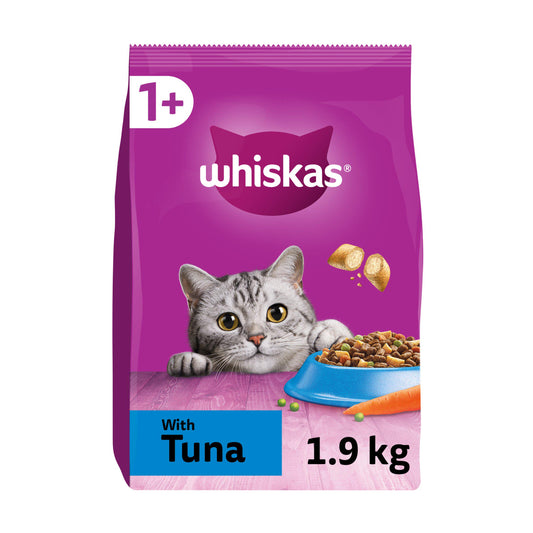 Whiskas 1+ Tuna Complete Adult Dry Cat Food 1.9kg GOODS Sainsburys   