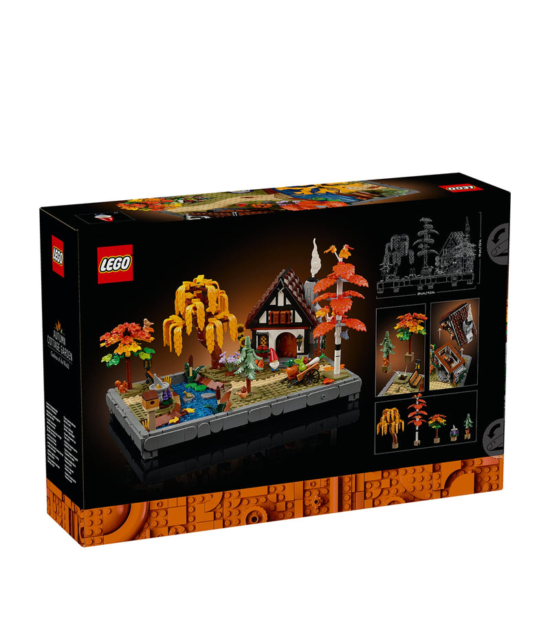 Lego Autumn Cottage Garden Model Kit with house and trees, UK version