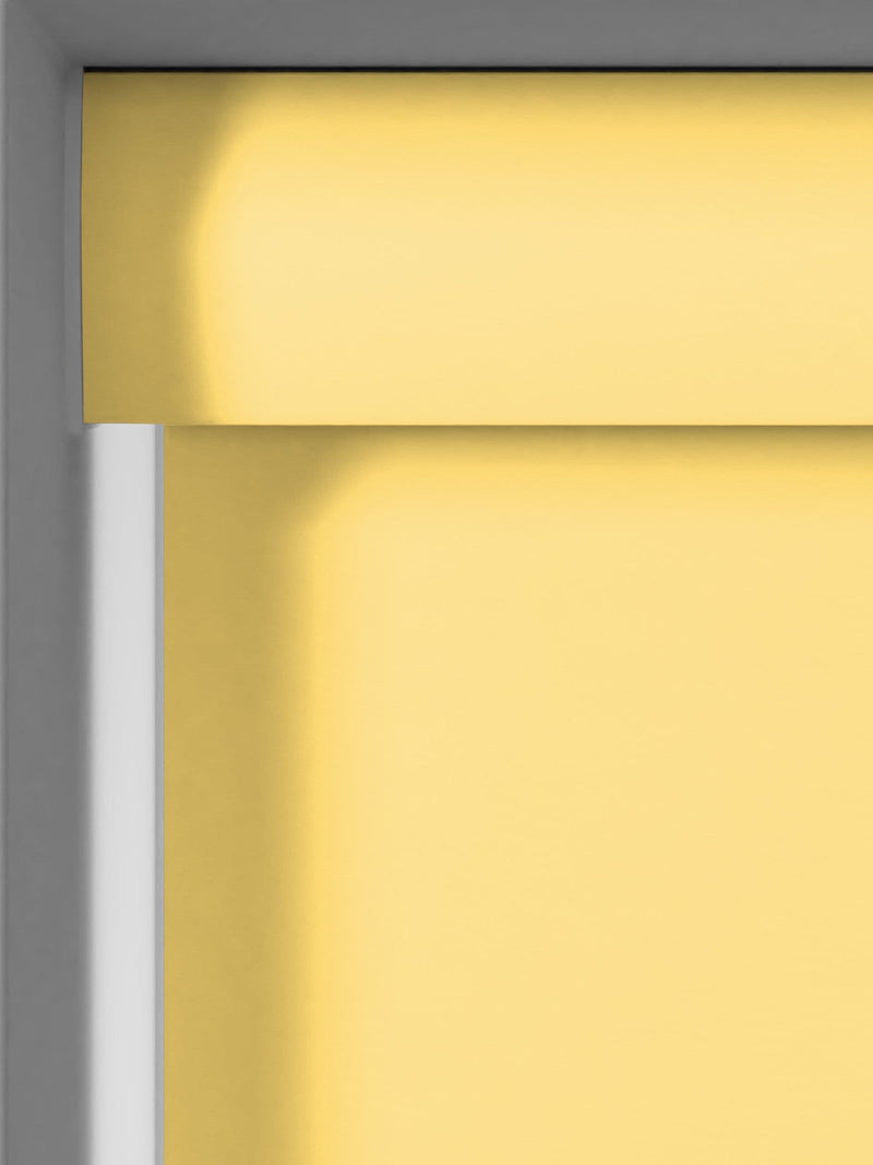 Next Lemon Glow blackout roller blind, imported from the UK