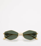 Jimmy Choo Wire Hexagonal Zoey sunglasses, imported from the UK