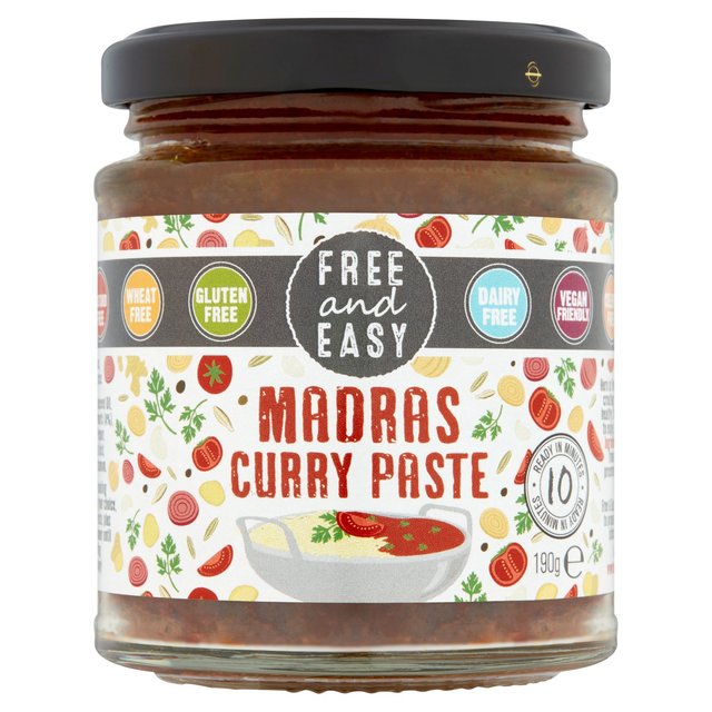 Free & Easy Madras Curry Paste   190g