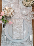 Avalon Home set of two natural soft toile napkins, imported from the UK