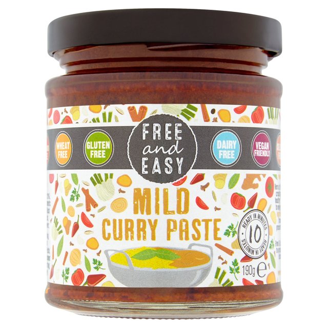 Free & Easy Free From Mild Curry Paste   190g GOODS M&S   