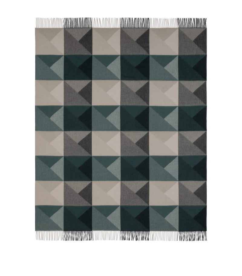 Begg x Co Cashmere Arran Braque Throw Blanket 147cm x 183cm - British product