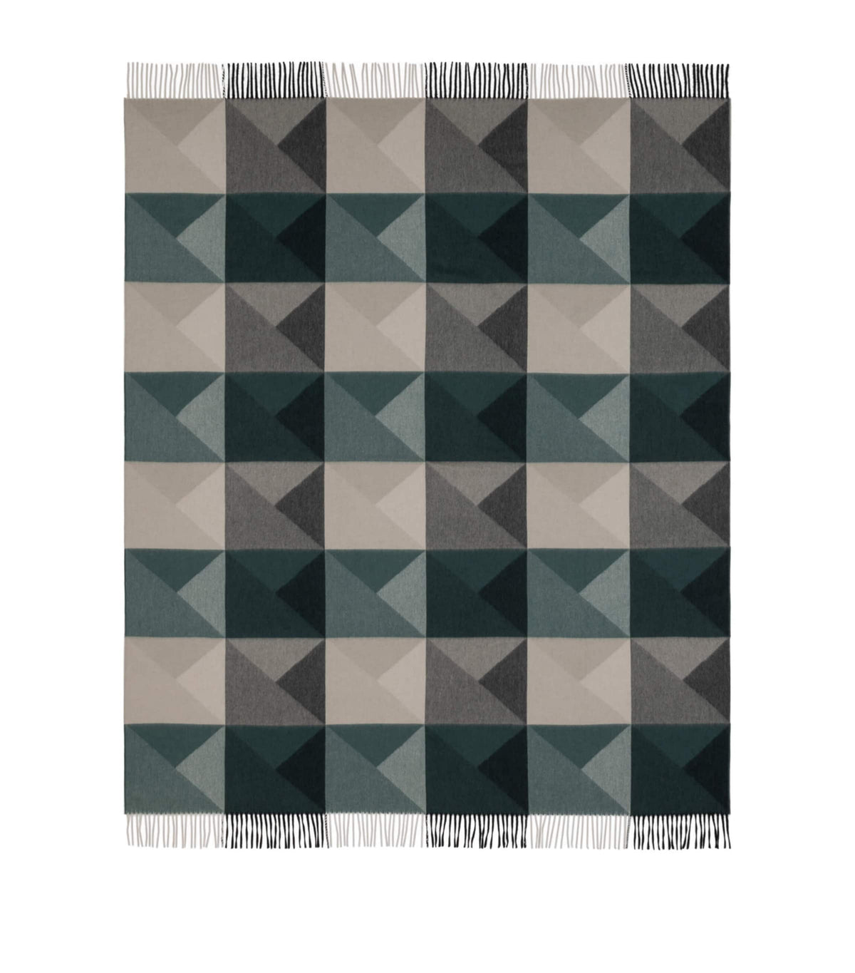 Begg x Co Cashmere Arran Braque Throw Blanket 147cm x 183cm - British product
