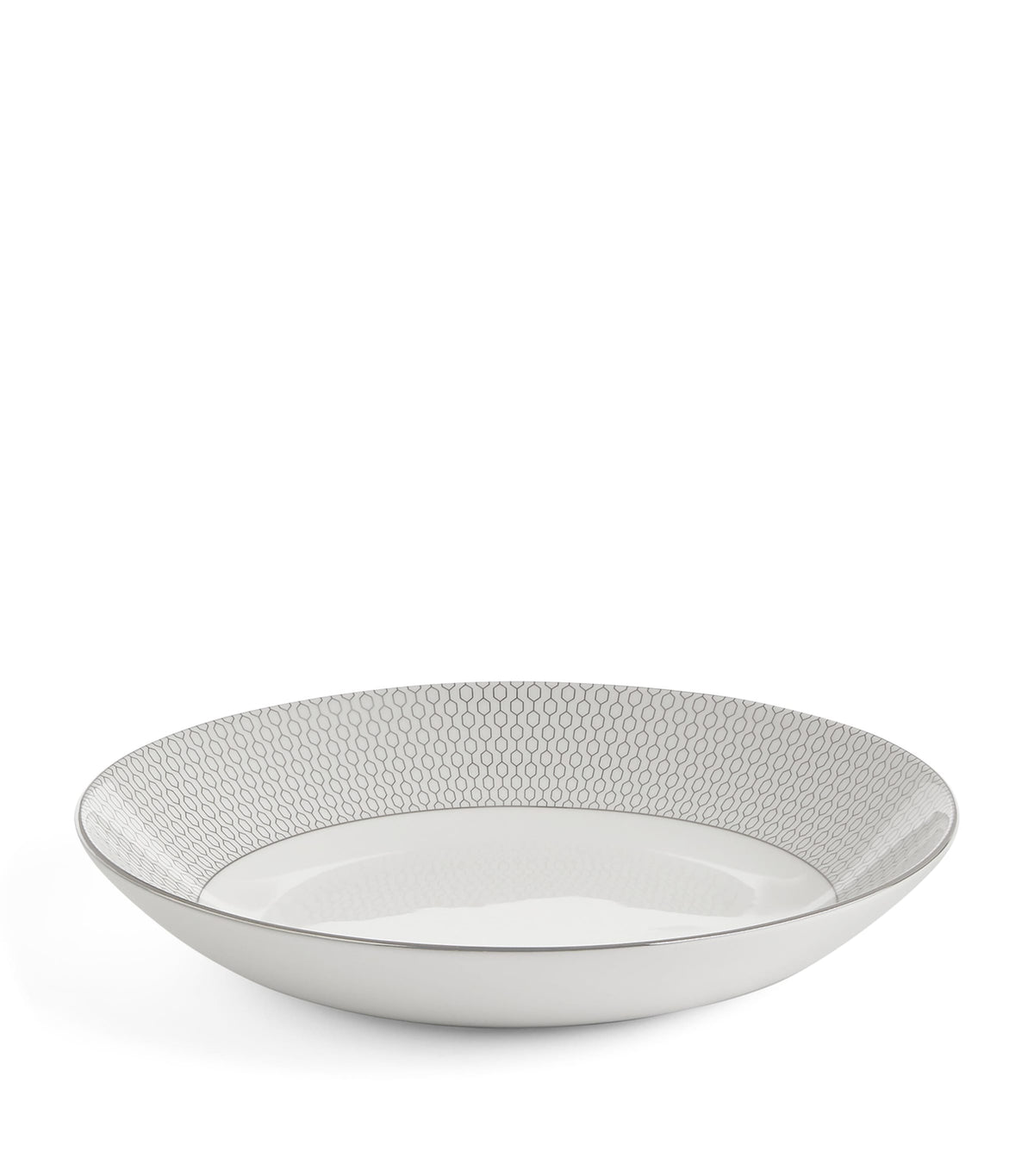 Wedgwood Gio Platinum pasta bowl 24cm (British brand)