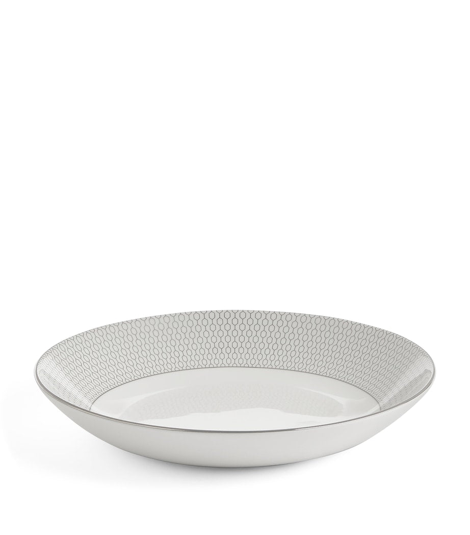 Wedgwood Gio Platinum pasta bowl 24cm (British brand)