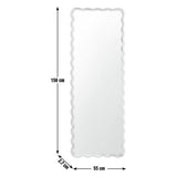 Habitat full length wavy mirror 150x55cm, imported from the UK