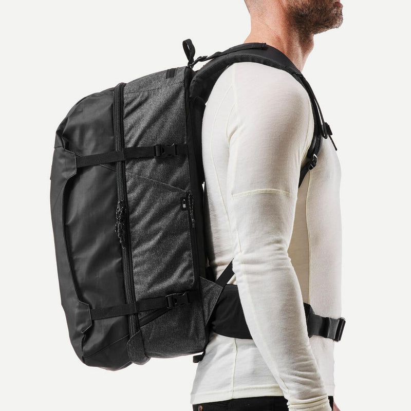 Decathlon travel backpack 40L with rain cover, imported from the UK