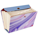 Cathedral A4 expanding file box in rose gold, UK version