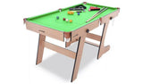 Hy-Pro 6ft Folding Snooker and Pool Table - Oak GOODS Argos