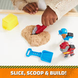 Rubble & Crew Charger and Wheeler Build It Pack toy with Kinetic Sand (British brand)