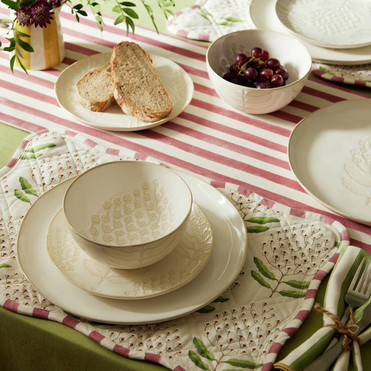 Habitat Bellis floral 12-piece dinner set (British brand)
