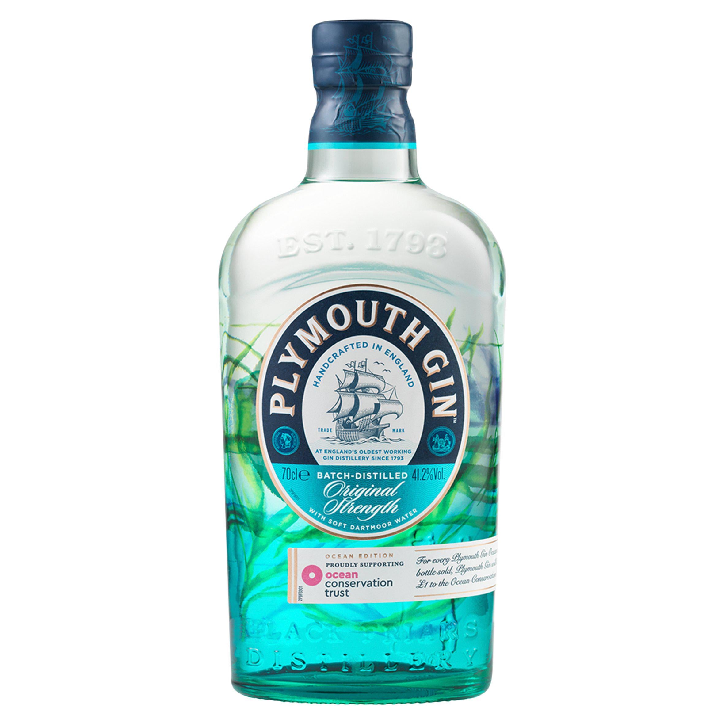 Plymouth The Original Strength English Gin 70cl All spirits & liqueurs Sainsburys   